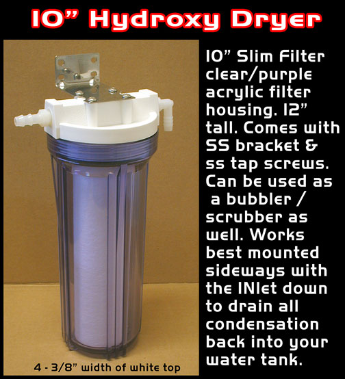 10" Hydroxy Dryer - Click Image to Close