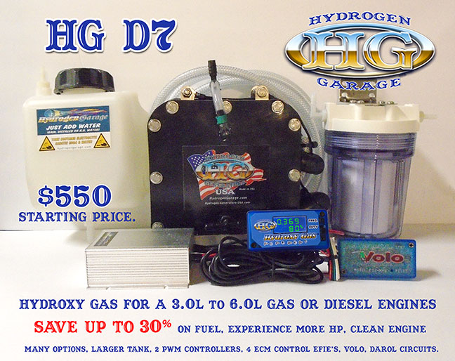 HG D7 HHO kit