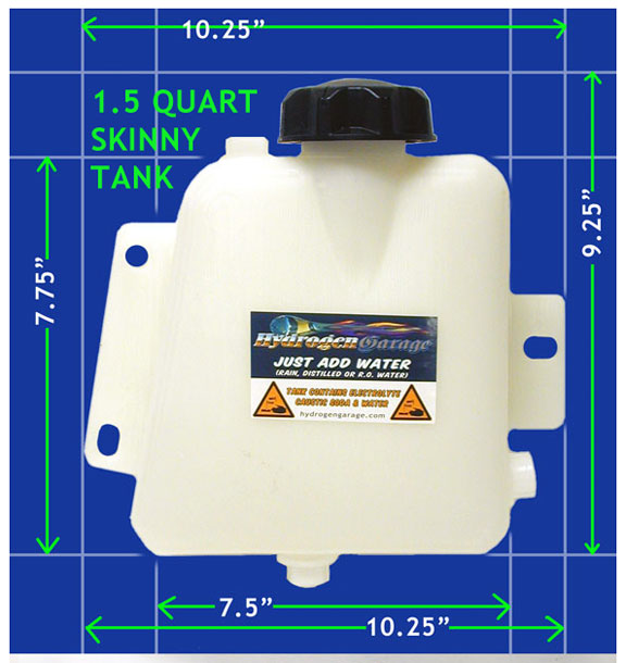 1.7 Quart Skinny Water Tank - Click Image to Close