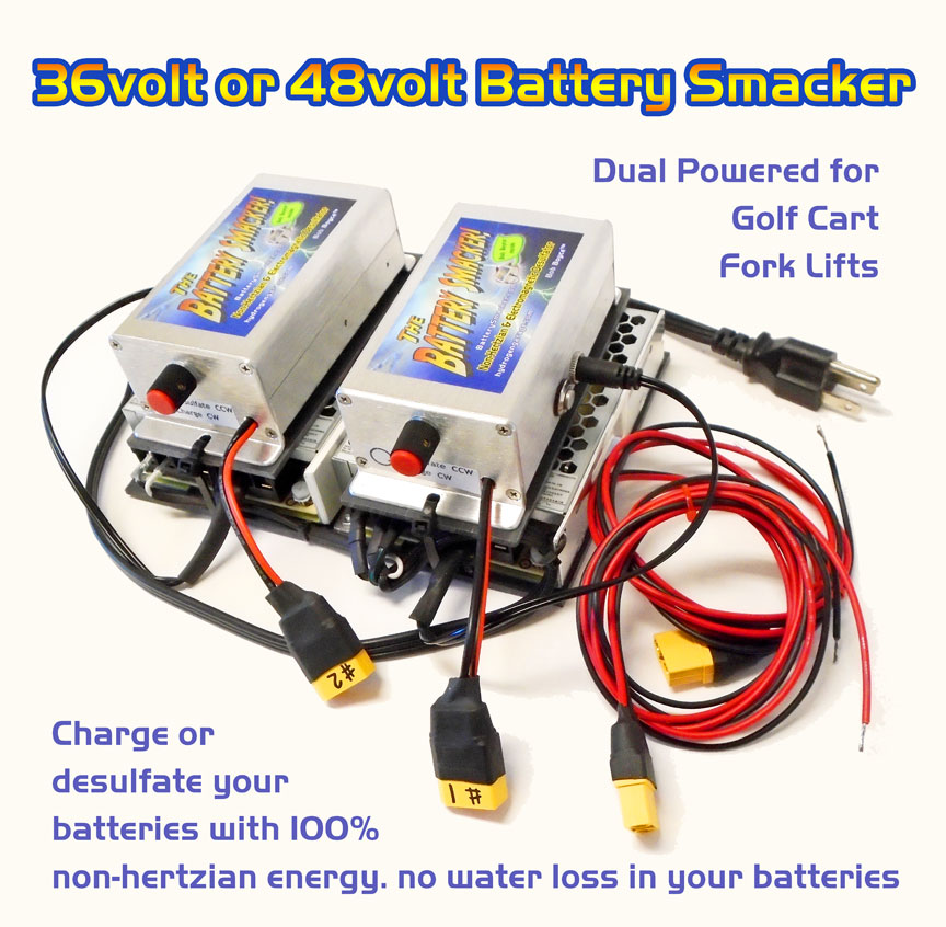 Golf Cart 36v or 48v Dual Battery Smacker