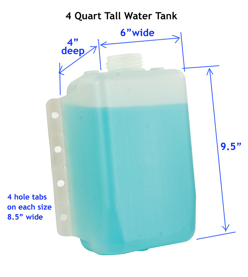 4 Quart Tall Water Tank