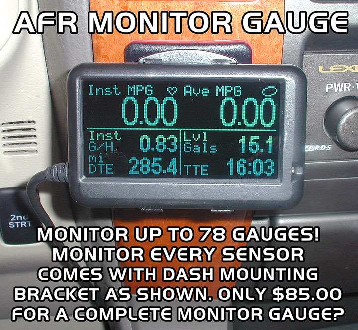 AFR MONITOR GAUGE